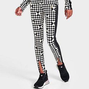 Brand new Adidas Ski Chic Allover Print Stirrup Tights